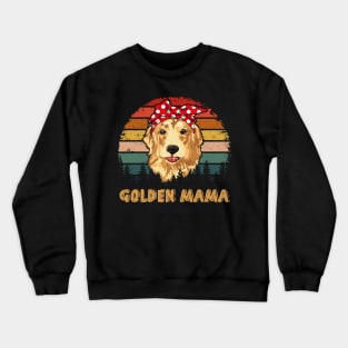 Golden Retriever Mama Crewneck Sweatshirt